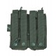 Double Duo Mag Pouch (OD), Manufactured by Kombat UK, the Double Duo Mag is a double-layered, double rifle magazine pouch